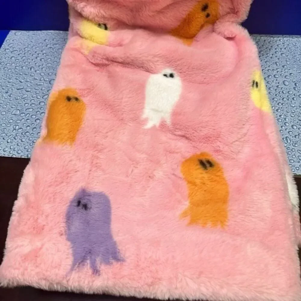 Halloween GHOSTS faux fur Throw Oversized blanket
